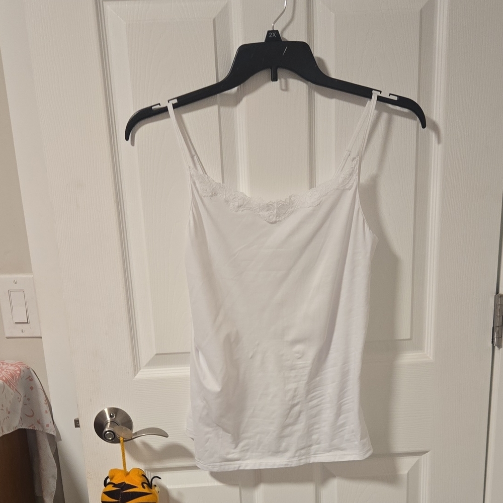 Vanity Fair Elegant White Camisole